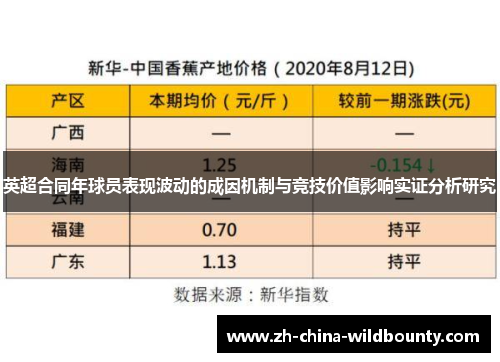 英超合同年球员表现波动的成因机制与竞技价值影响实证分析研究